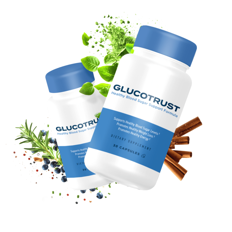 Glucotrust Bottles with Natural Ingredients