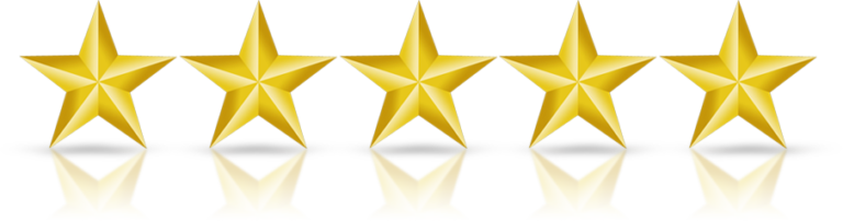 5 Star Rating PNG Photo